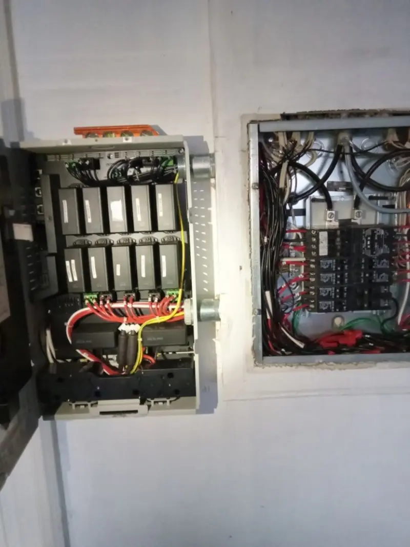 Electrical panel upgrade completed for Commercial Electrician Services in Roy